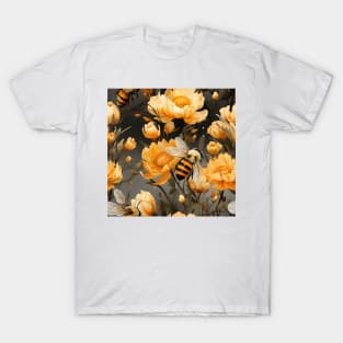 Honeycomb and Bee Pattern 20 T-Shirt